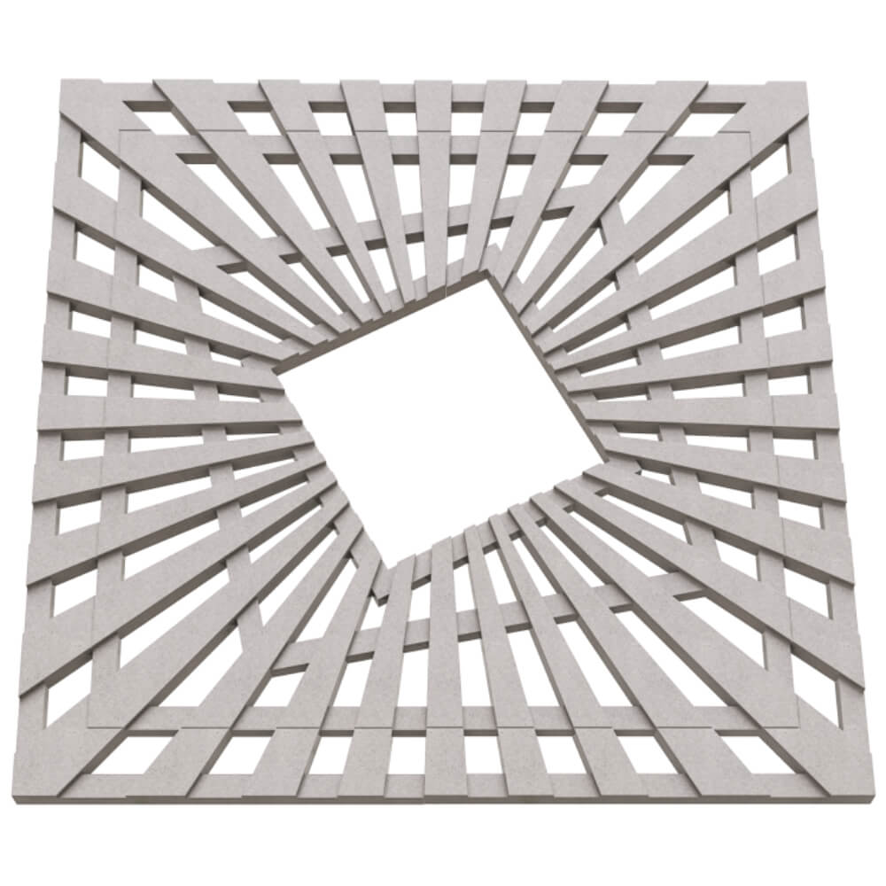 Приствольная решетка для дерева ZKING ATMOSPHERE 1.2х1.2м Бежевая