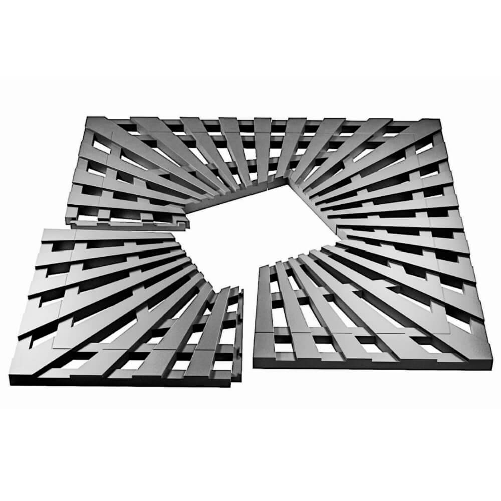 Приствольная решетка для дерева ZKING ATMOSPHERE 1.2х1.2м Серая